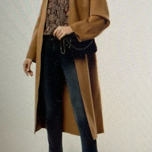 Frame Bell Wool Cashmere Double Face Coat Size S - Picture 12 of 12